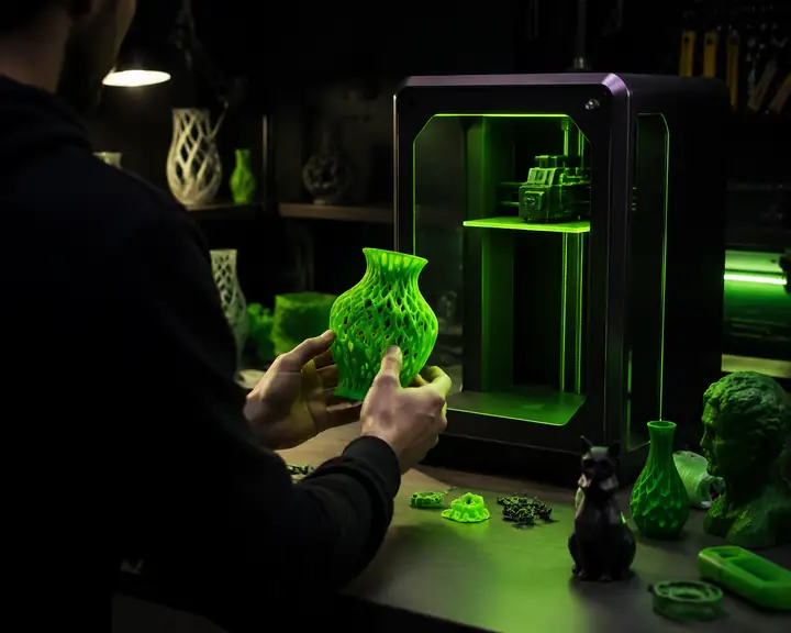Generated 3D model ready for printing